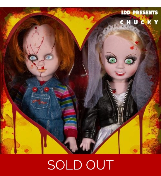 Living Dead Dolls Present Chucky and Tiffany Box Set